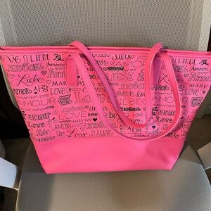 Mary Kay Love Script Pink Tote